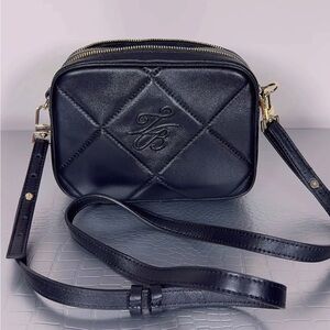 Ted Baker NEW Black Quilted Crossbody Bag